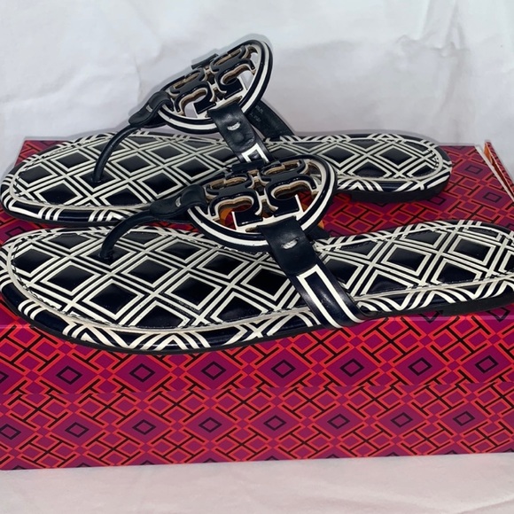 Tory Burch Metallic Miller Sandals | NIB - Picture 7 of 8